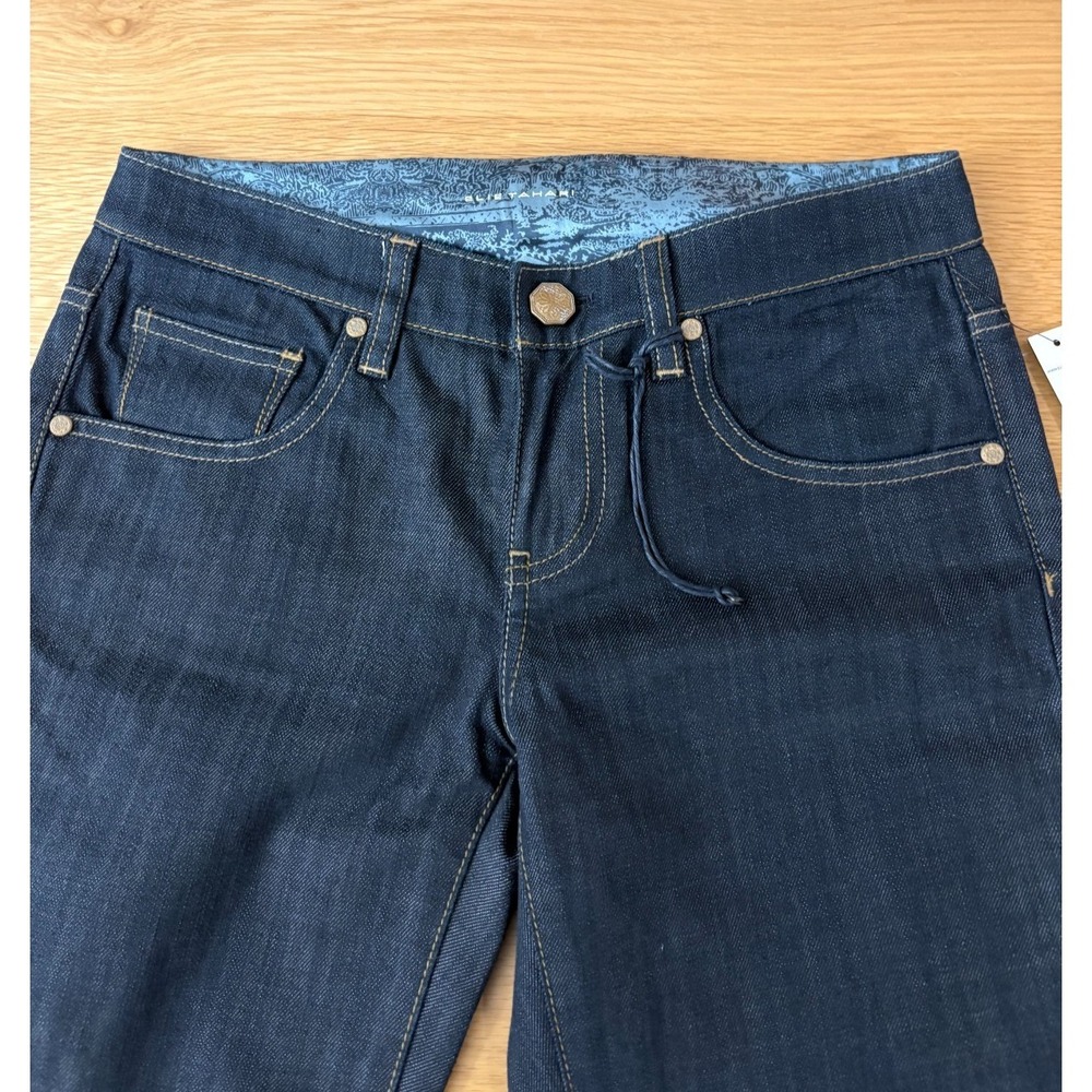 $198 Value Elie Tahari Adena Straight Leg Dark Wash Jeans - New With Tags - Picture 4 of 10